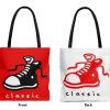 classic sneaker fashion tote bag