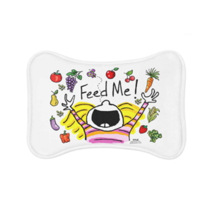 kids food place mat girl