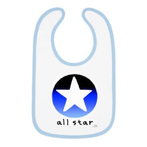 all star blue bib