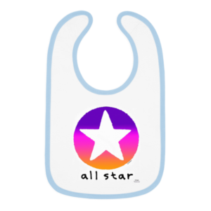 all star orange blue and pink trim