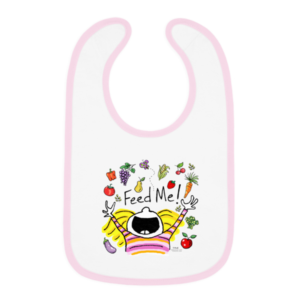 feed me girl bib